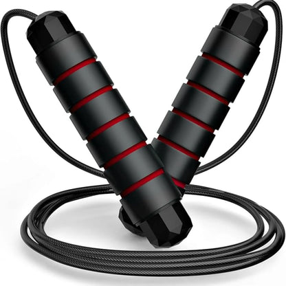 Corde à sauter en acier réglable