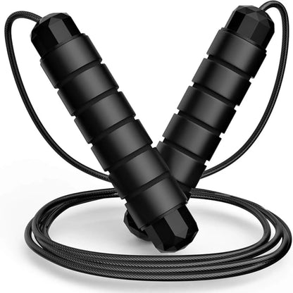 Corde à sauter en acier réglable