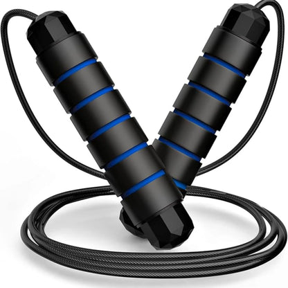Corde à sauter en acier réglable
